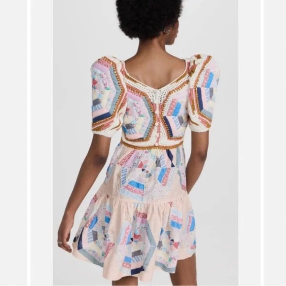 NWOT Sea New York Patchwork Quinn Crochet
Top Mini Dress - Picture 7 of 8